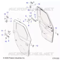 PORTES, FRONT, MOUNTING