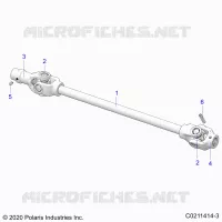 SYSTÃˆME DE TRANSMISSION, FRONT PROP SHAFT
