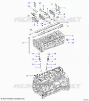 ENGINE, HEAD ASM AND SOUPAPES