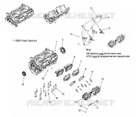 CARTERS MOTEUR/SUPPORT CORPS DE PAPILLON