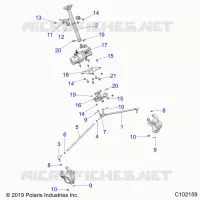 STEERING, COLONNE DE DIRECTION ASM.