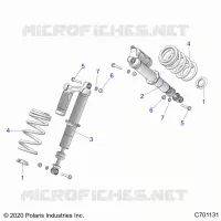 SUSPENSION, AMORTISSEUR AVANT MOUNTING