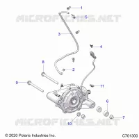 SYSTÃˆME DE TRANSMISSION, FRONT GEARCASE MOUNTING