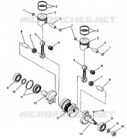 PISTON ET VILEBREQUIN LITE 0943433 AND  LITE DELUXE 0943431 (4924992499035A)