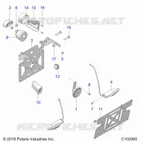 KLAXONNE, LICENSE PLATE, SWITCHES
