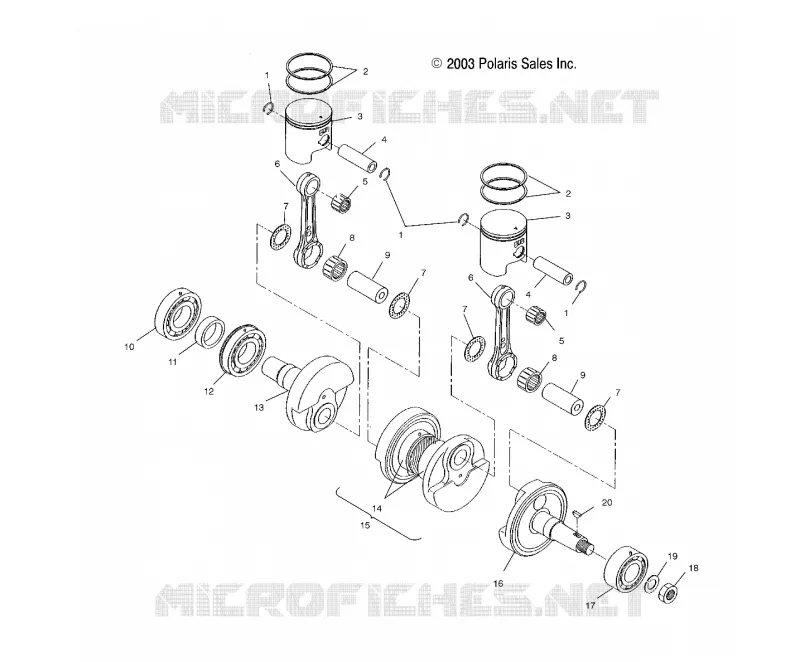 PISTON ET VILEBREQUIN