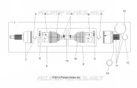 SYSTÈME DE TRANSMISSION, ARBRE DE TRANSMISSION, REAR