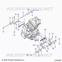 MOTEUR, MOUNTING & LONG BLOCK