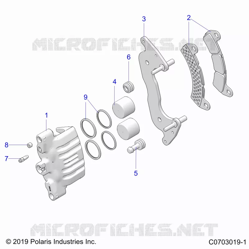 BRAKES, ETRIER DE FREIN AVANT
