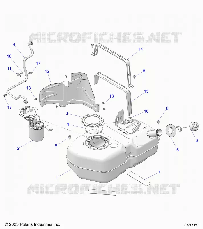 SYSTÃˆME D'ALIMENTATION, FUEL TANK ASM.