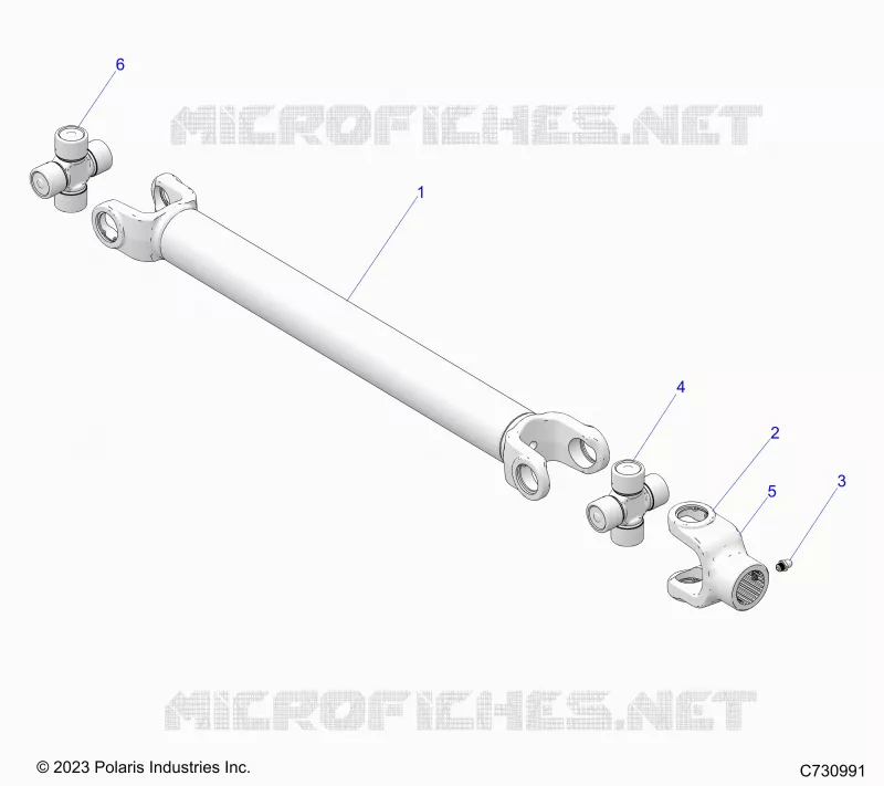 SYSTÃˆME DE TRANSMISSION, REAR PROP SHAFT