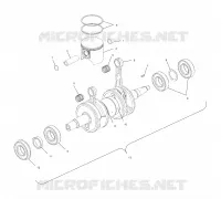 PISTON ET VILEBREQUIN (700)