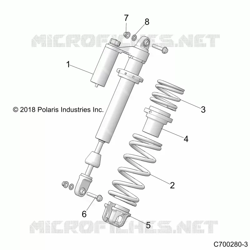 SUSPENSION, AMORTISSEUR AVANT MOUNTING