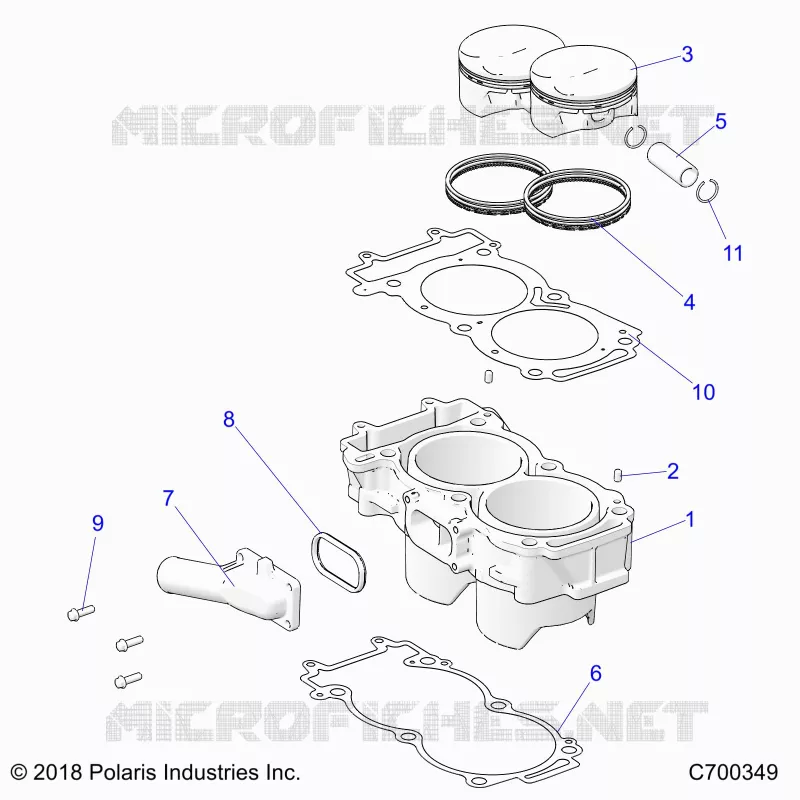 CYLINDRE AND PISTON