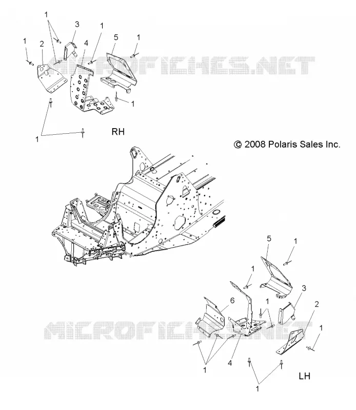 CHASSIS, REPOSE PIEDS