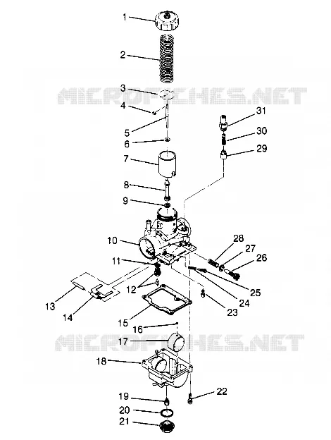 CARBURATEUR SPORTSMAN 4X4 W948040 (4926842684D002)