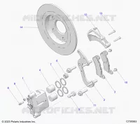 BRAKES, ETRIER DE FREIN ARRIERE
