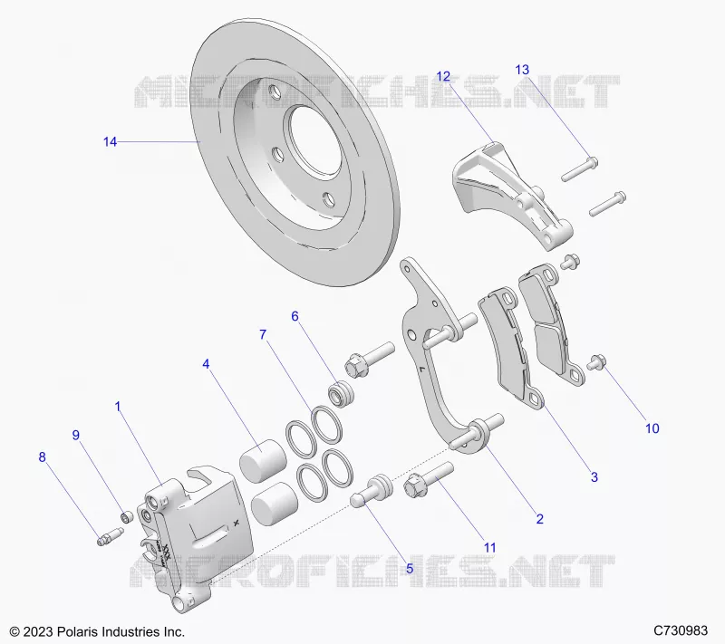 BRAKES, ETRIER DE FREIN ARRIERE