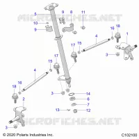 STEERING, COLONNE DE DIRECTION AND TIE ROD ASM