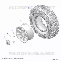 ROUES, REAR