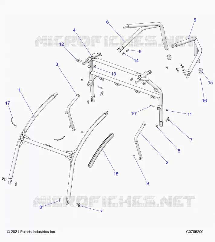 CHASSIS, CAB CADRE