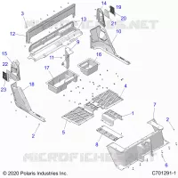 PLANCHER, REAR