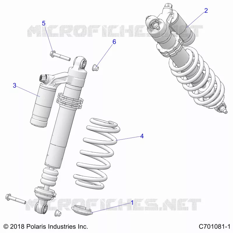 SUSPENSION, AMORTISSEUR AVANT MOUNTING