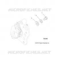 FREIN AVANT CALIPER MOUNTING