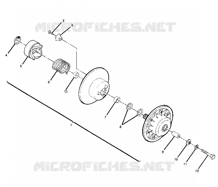 EMBRAYAGE DE TRANSMISSION ASSEMBLY (4916331633024A)