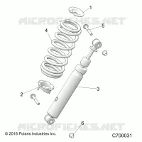 SUSPENSION AVANT SHOCK MOUNTING
