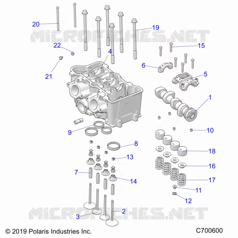 ENGINE, CULASSE AND VALVES