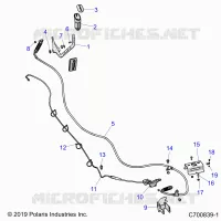 DRIVE TRAIN, SELECTEUR DE VITESSE AND THROTTLE CABLE