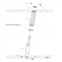 SUSPENSION, AMORTISSEUR AVANT