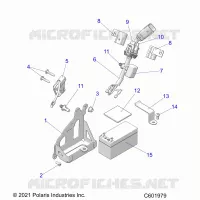 ELECTRICITE, BATTERY, MANUAL START POWER UP COMPONENTS