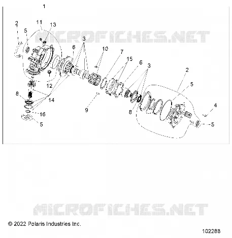 SYSTÃˆME DE TRANSMISSION, FRONT GEARCASE
