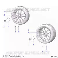 ROUES, FRONT AND REAR