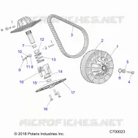 SYSTEME DE TRANSMISSION, SECONDARY CLUTCH