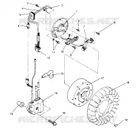 STATOR LITE GT 0963133 and EUROPEAN LITE GT E963133 (4933083308C008)