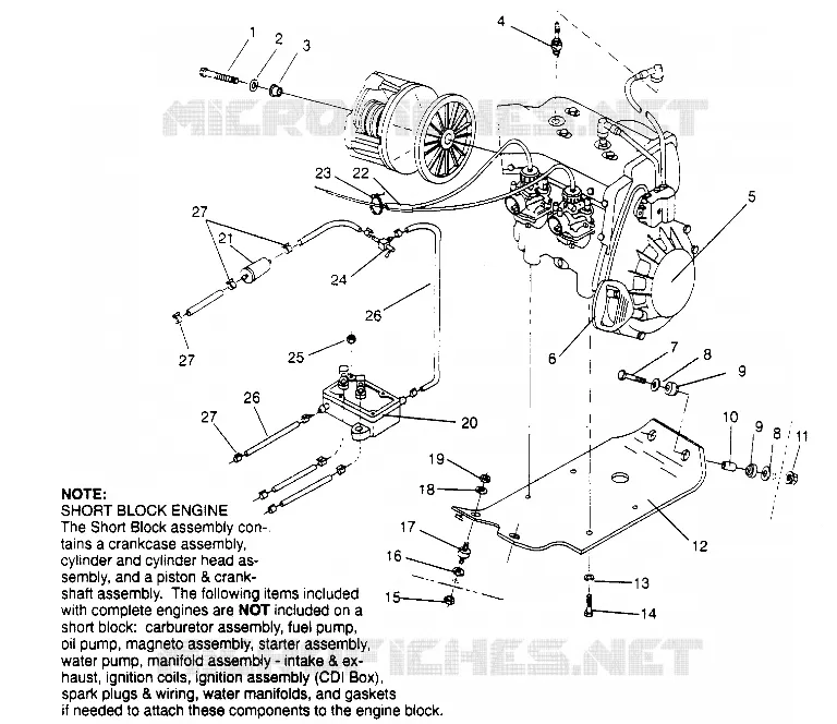 SUPPORT MOTEUR  TRAIL 0952761, TRAIL DELUXE 0952262,   and EUROPEAN TRAIL (4928862886C009)
