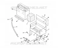 SUPPORT BATTERIE 500 SP/500 SKS (4921262126016A)