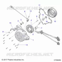 ENGINE, STATOR AND FLYROUE