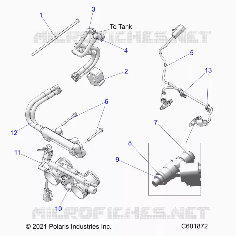 SYSTÃˆME D'ALIMENTATION, RAIL, LINES AND THROTTLE BODY