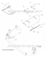 ENGINE, ECHAPPEMENT SHIELDS