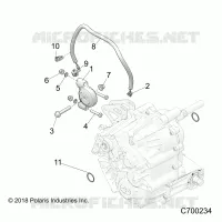 DRIVE TRAIN, MAIN SUPPORT PONT