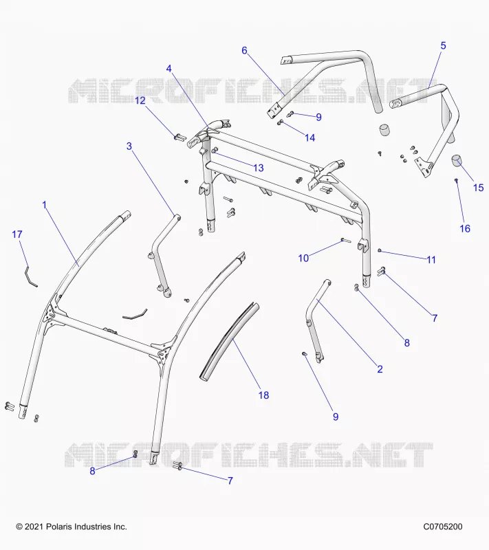CHASSIS, CAB CADRE