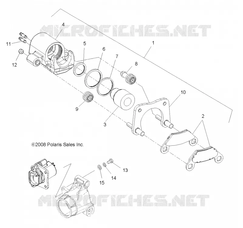 FREINS, MID CALIPERS