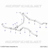 ENGINE, SYSTÃˆME DE REFROIDISSEMENT, HOSES