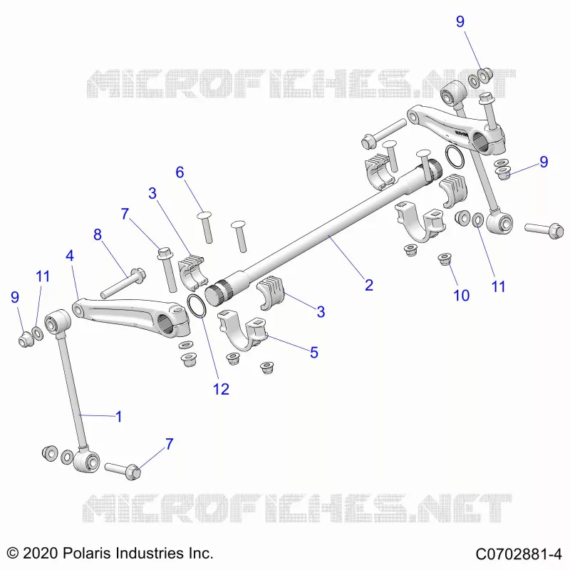 SUSPENSION, FRONT BARRE STABILISATRICE