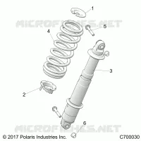 SUSPENSION ARRIERE SHOCK MOUNTING