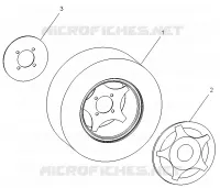 ROUES, OPTIONS, CHROME AND SILVER, 10 INCH